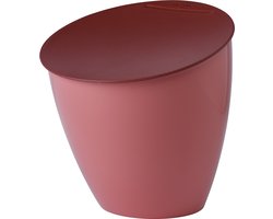Mepal Calypso afvalbakje – 2,2 liter – Afvalbakje aanrecht met deksel – Duurzaam afvalbakje – Vivid mauve