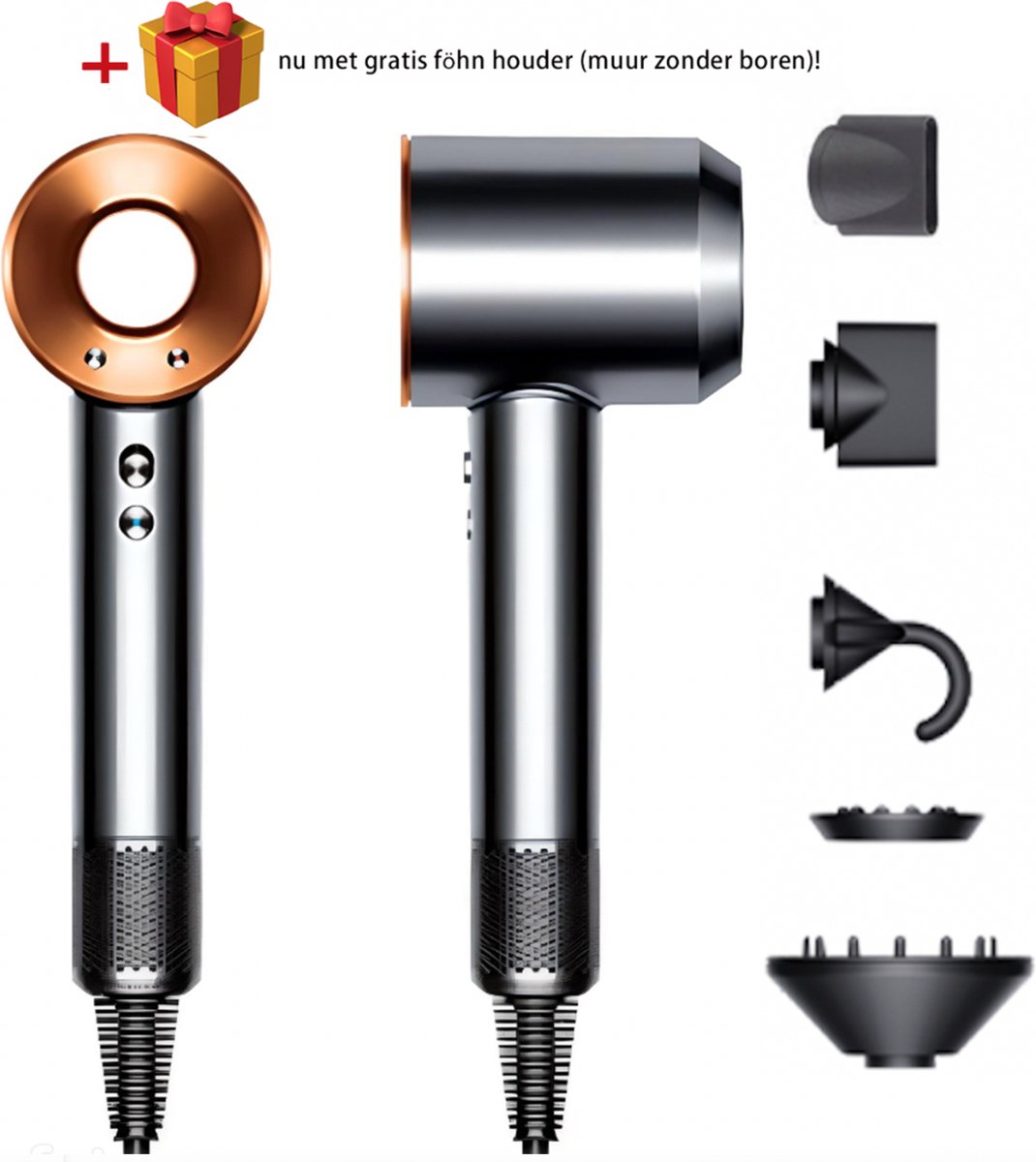 SenCiciMen Supersonische Föhn met Diffuser en Gratis - €89,95