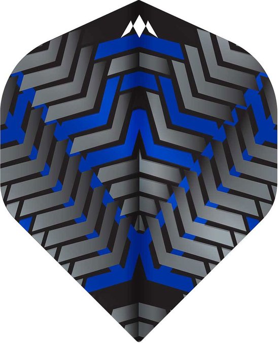 Mission Vex NO2 Black & Blue - Dart Flights van Mission — afbeelding 4