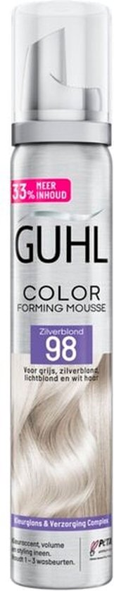 x3 Guhl Color 98 Zilverblond Forming Mousse