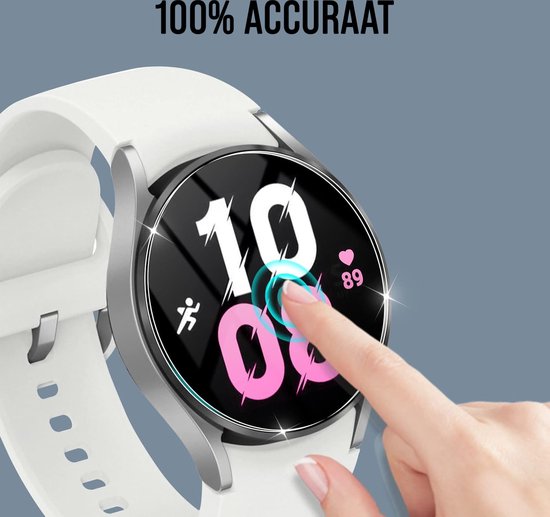 Screenprotector geschikt voor Samsung Galaxy Watch 4 / 5 / 6 / 7 / 8 40mm - Screen Protector - Podec - 4 Stuks