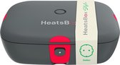 Boîte à lunch électrique Faitron Heatsbox Style - Adultes - Acier inoxydable - Divers compartiments électriques - 220v - Boîte à lunch pour repas chauds