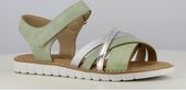 Topway comfort sandalen voor dames - mintgroen - klittenband sluiting - maat 36