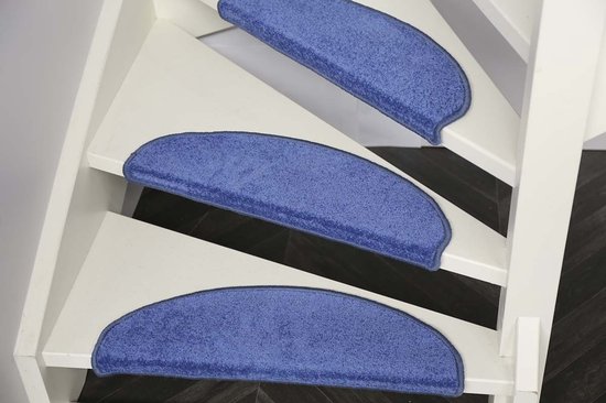 Trapmatten, Trapmatten Voor Binnen, 15 Stuks, 20 X 76 Cm Antislip Rubber Basis Trapmatten Tapijt Traploper Bescherming Houten Treden Trappenhuis Bruin 728949410