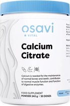 Osavi - Calciumcitraat poeder - 240 gram - calcium 960 mg - 50 porties per verpakking