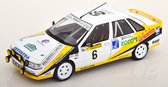 Het 1:18 gegoten model van de Renault R21 Turbo MKII #6 van de Rally Charlemagne van 1991. De rijders waren M. Rats en G. Bourdaud. De fabrikant van het schaalmodel is Solido. Dit model is alleen online verkrijgbaar