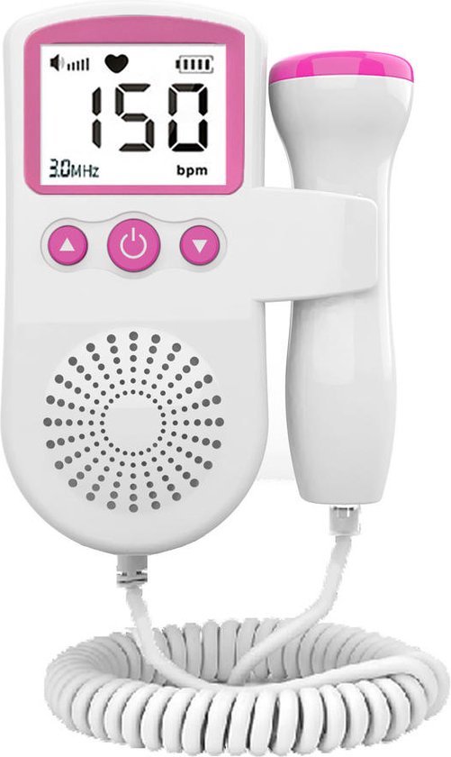 Foto: Doppler baby hart monitor hartslag baby fetal doppler ultrasonic fetal doppler zwangerschapscadeau kraamcadeau baby echo apparaat baby shower