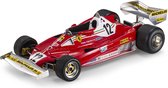 De 1:18 Diecast Modelscar van de Ferrari 312T2 #12 van de GP van Argentinië van 1978.De coureur was Gilles Villeneuve.Dit model is begrensd door 500 stuks. De maker van dit schaalmodel is GP-replicas.Dit model is alleen online beschikbaar