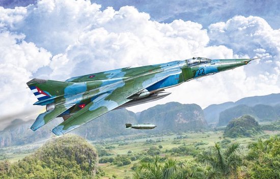 Italeri Modelbouwpakket Vliegtuigen - 2817 MiG-27/MiG-23BN Flogger Plane Plastic - 1:48 - Modelbouw