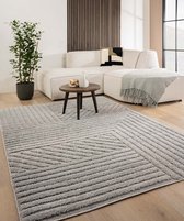 Tapis scandinave - Arc Edge gris clair 100x200 cm