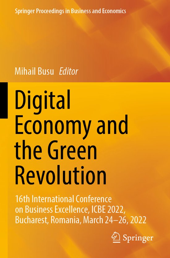 Springer Proceedings in Business and Economics- Digital Econ ... - cover