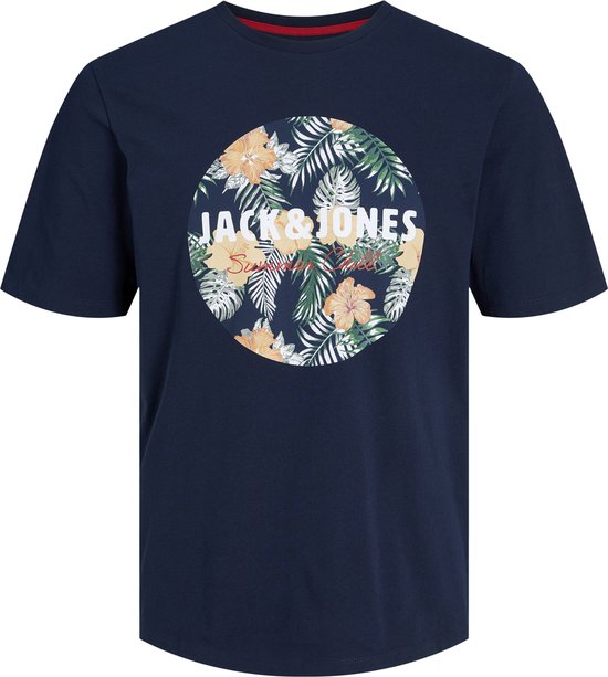 JACK&JONES PLUS JJCHILL SHAPE TEE SS CREW NECK PLS Heren T-shirt