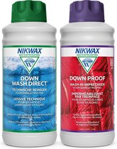 Nikwax Twin Down Wash 1L & Down Proof 1L - Paquet de 2