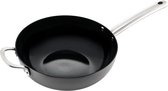 ISENVI Murray wok céramique 36 CM - poignée en acier inoxydable