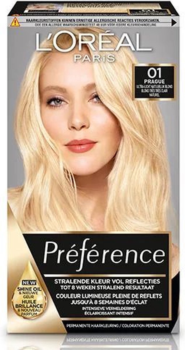 x6 L'Oréal Paris Preference Blondissimes 01 Natuurlijk Blond 174 ml