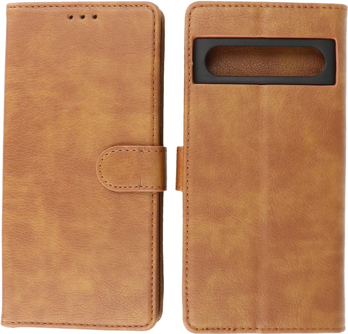 Google Pixel 8 Hoesje Book Case Portemonnee Telefoonhoesje - Bruin