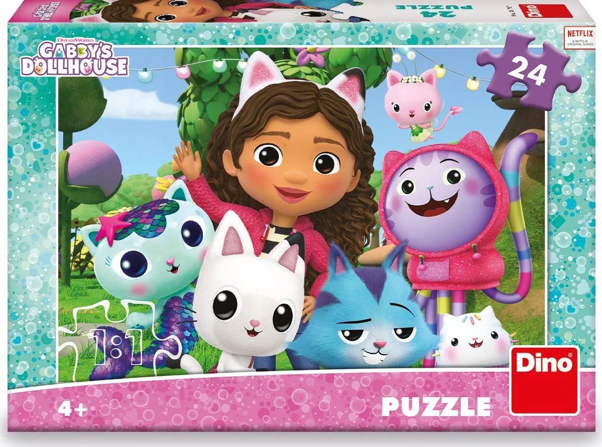 Puzzel van Gabby's Dollhouse 24 stukjes