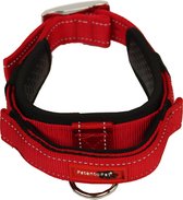 PatentoPet Sport Halsband XL Rood Ideaal voor trainen van de hond en voor drukke situaties
