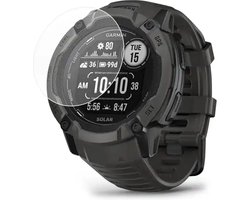 Strap-it Glazen screen protector - geschikt voor Garmin Instinct 2x (50mm) - glasplaatje van glas voor de grotere Garmin Instinct 2X