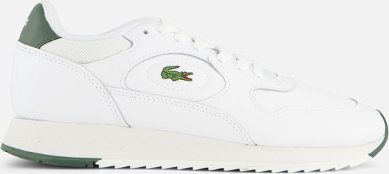 Lacoste Linetrack 2231 Sma Heren Sneakers - Wit/Groen - Maat 46