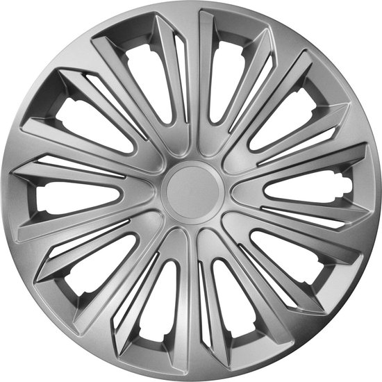 4-Delige Wieldoppenset Utah 15-inch zilver (extra bol