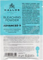 Oxiderende Haarverzorging Kallos Cosmetics Advanced 9 In poedervorm 35 g