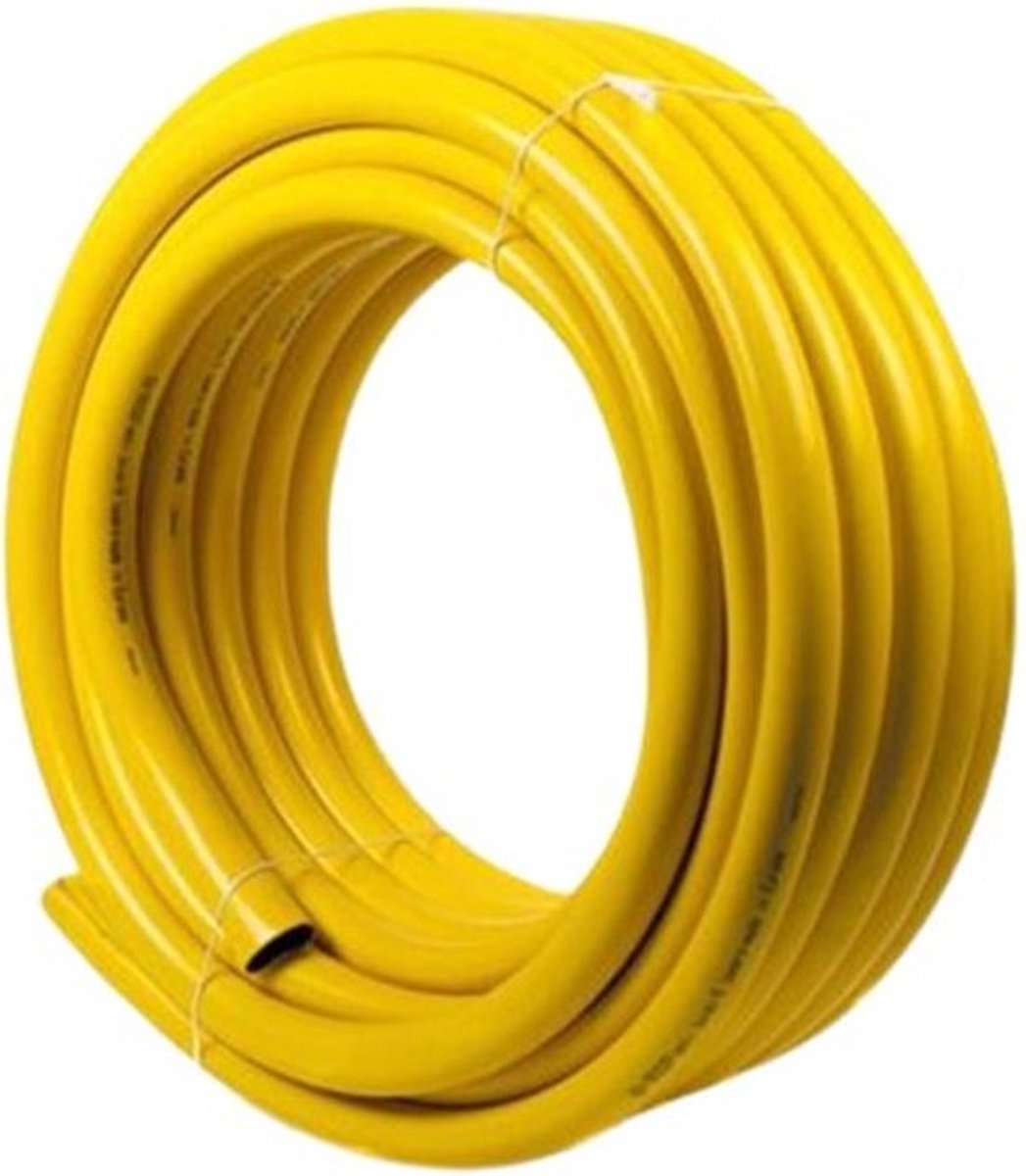 Waterslang geel 1" Rol 50 meter. Diameter 25 mm.