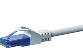 Danicom UTP CAT6a patchkabel / internetkabel 10 meter wit - 100% koper - netwerkkabel