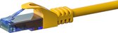 Câble patch UTP CAT6a / câble internet 10 mètres jaune - 100% cuivre - câble réseau