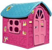 My First Playhouse Kinder Speelhuisje voor Binnen en buiten - Roze - 120 x 113 x 111 cm