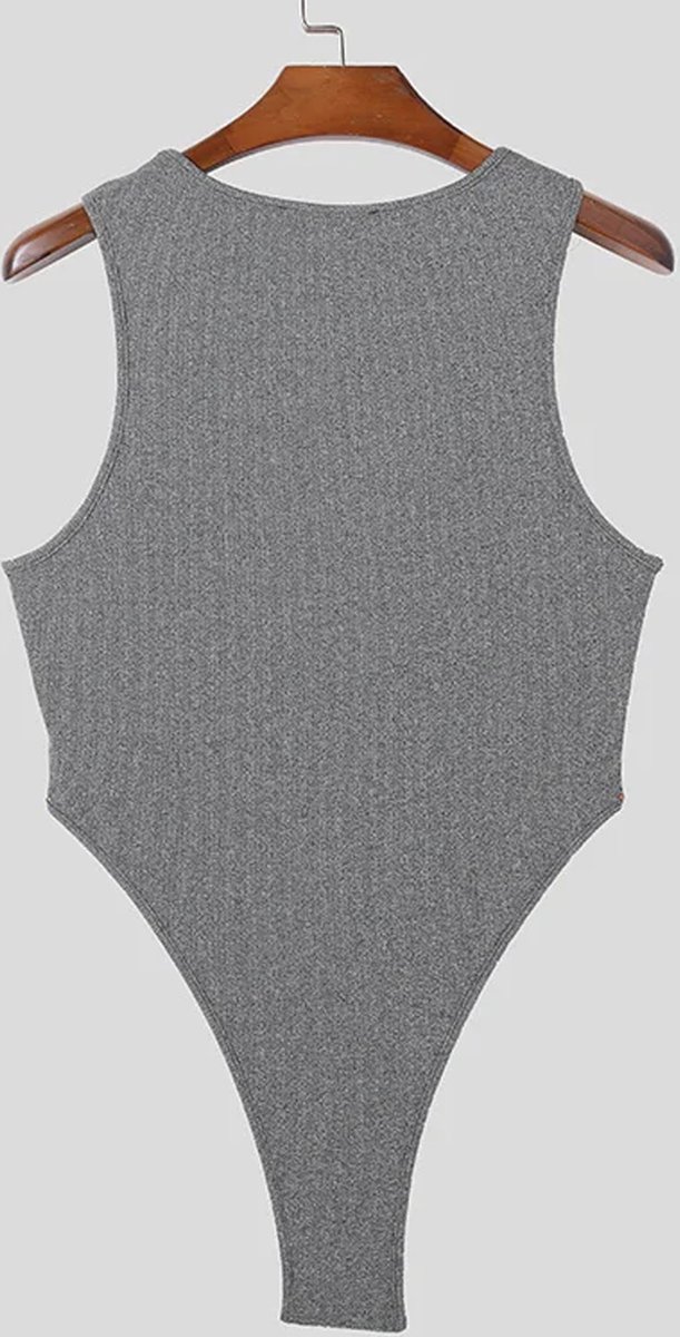 Mat Paarse Wetlook Boxer met Buidelzak met push-up effect