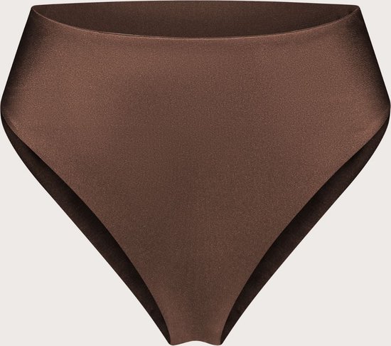 MKBM High Waist Bikinibroekje Brown - Maat: XS