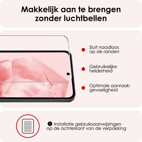 Hoesje - Met 2x Screenprotector - Geschikt voor Samsung Galaxy A35 - Sterk & Shockproof - Back Cover - Siliconen Case - Telefoon Hoes - Wit