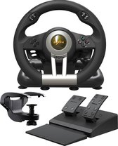 Bol.com PXN - V3 Pro - Race Stuur met Pedalen & Flippers - Game Stuur - Geschikt voor PS4 - Xbox One - PC - Xbox Series X|S - PS... aanbieding