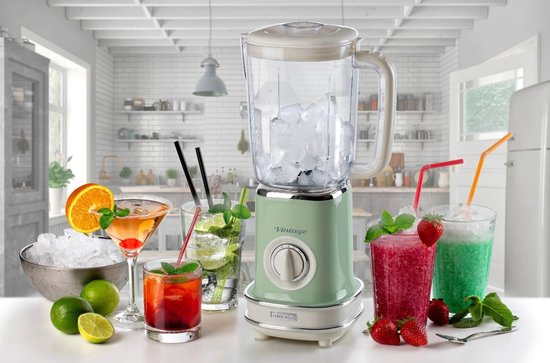 Ariete 0568/14 - Vintage blender - 500W - 1,5L inhoud - 2 snelheden met pulse - Groen van Ariete — afbeelding 5