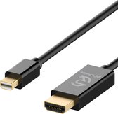 MINI DisplayPort naar HDMI - 4K Ultra HD 30Hz - MINI DP Male naar HDMI Male - Kabel 1,8 Meter