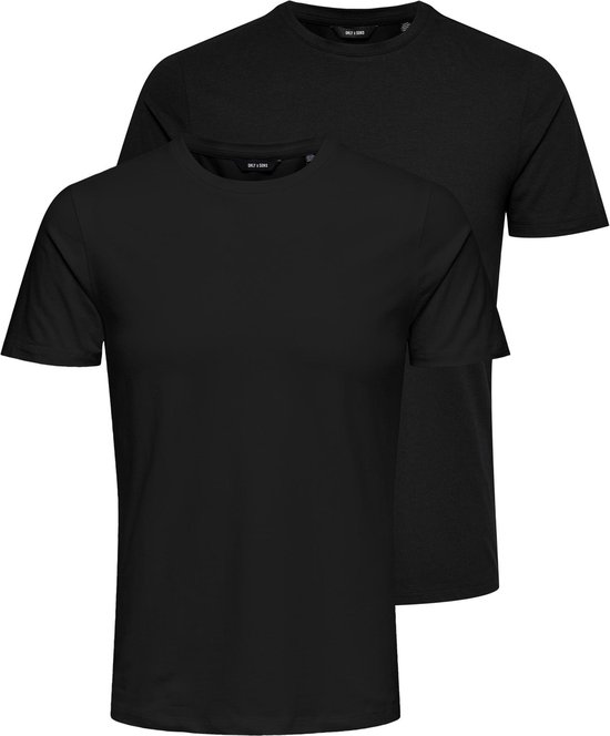 ONLY & SONS ONSBASIC SLIM O-NECK 2-PACK NOOS Heren T-shirt