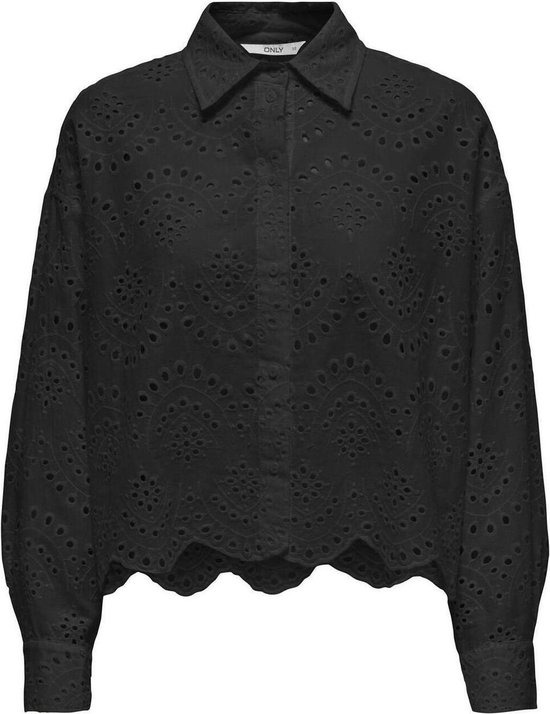 Only Blouse Onlvalais L/s Shirt Wvn Noos 15269568 Black Dames Maat - XS