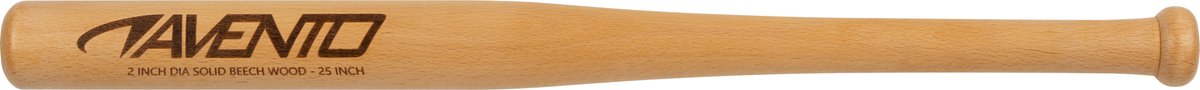 Avento Honkbalknuppel - Gelakt Beukenhout - 63cm