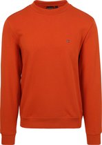 Napapijri - Sweater Oranje - Heren - Maat XL - Regular-fit