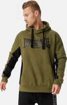 LONSDALE Balmullo Capuchon Heren - Olive / Black / White - 3XL