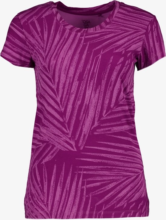 Osaga dames sport T-shirt met print paars - Maat S