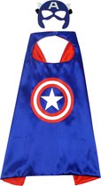 Captain America - Cape - Masque - Marvel - Avengers - Déguisements - Costume Captain America - Carnaval -