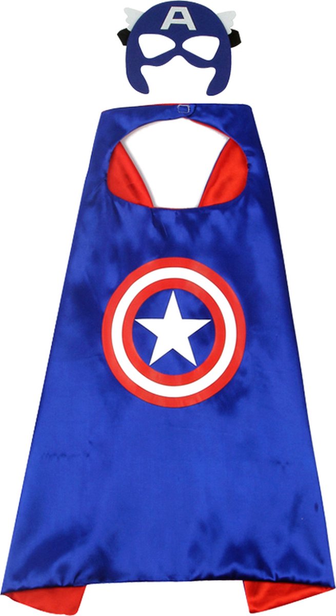 Jobber Toys - Captain America Cape - Superheldenplezier - Incl. Masker