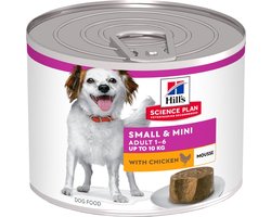 Hill's Science Plan Small & Mini Adult Natvoer met Kip 12 x 200g