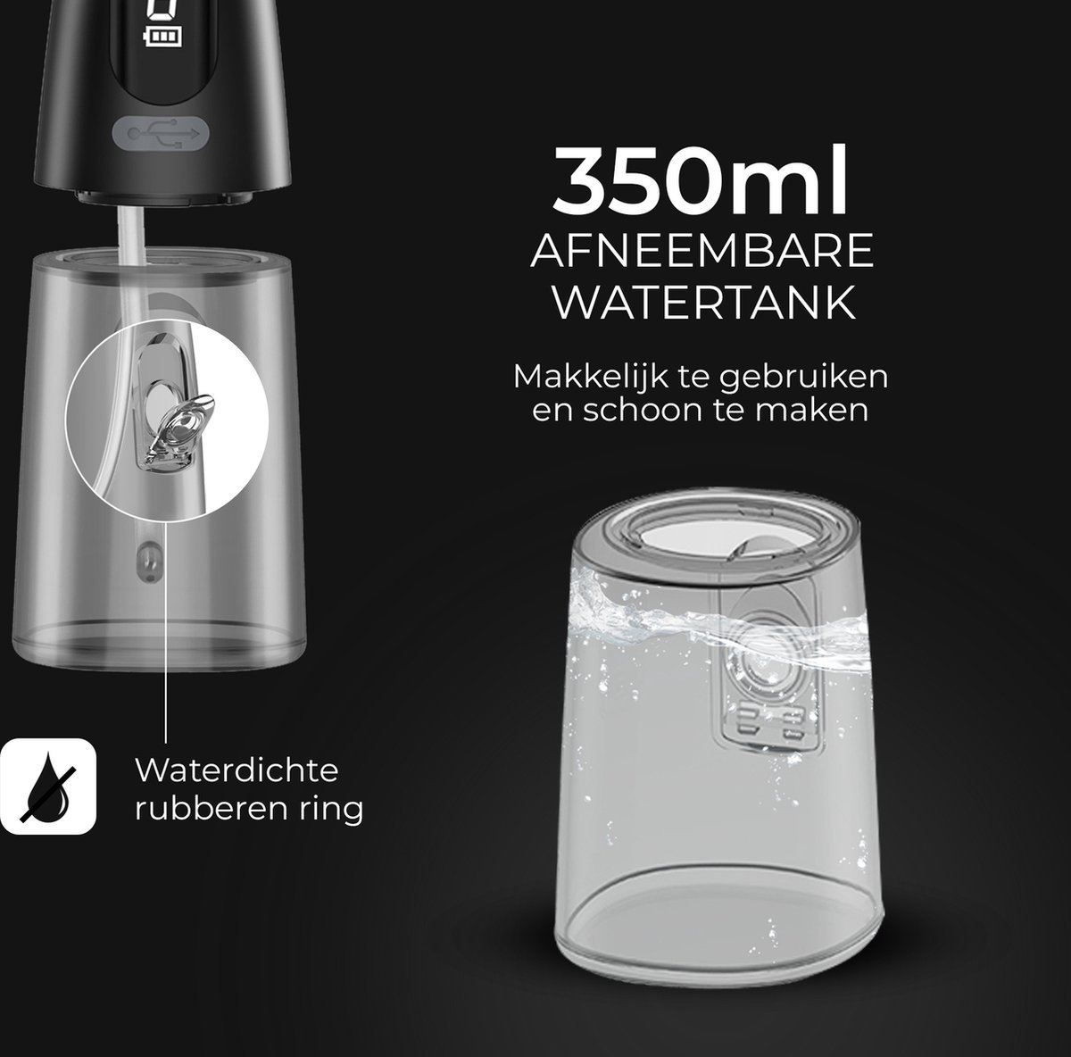 Waterflosser Dentect - Elektrische Mondreiniger thumbnail 3