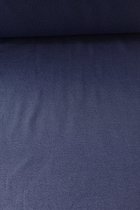 Boordstof fijn uni donkerblauw 1 meter - modestoffen voor naaien - stoffen Stoffenboetiek