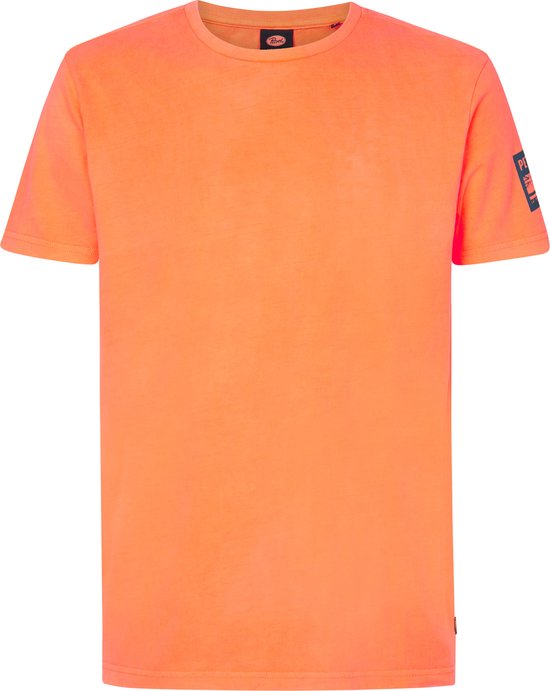 Petrol Industries - Heren Logo T-shirt Enchant - Oranje - Maat L