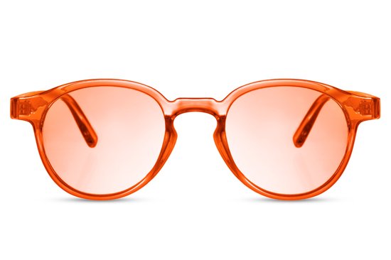 Festival zonnebril oranje - Koning Willy oranje - Zonnebril voor EK voetbal in oranje - EK 2024 bril oranje - Zonnebril Koningsdag heren en dames - Zonnebril mannen en vrouwen - Oranje bril - Mybuckethat