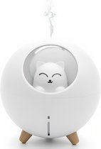 Humidificateur petit chat - Humidificateur chambre d' enfant - Veilleuse Enfants/ Bébé - Chambre à coucher lampe enfant - Nébuliseur - Diffuseur - Lumière d'ambiance